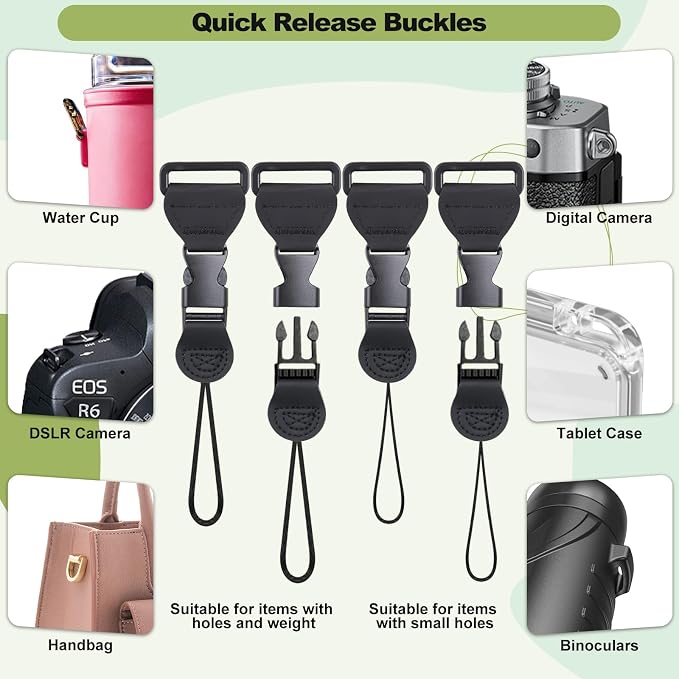 Universal Shoulder Strap, Removable Neoprene Padded Camera Strap, Adjustable