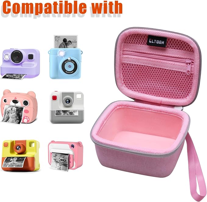 L LTGEM Kids Instant Print Camera Case Compatible