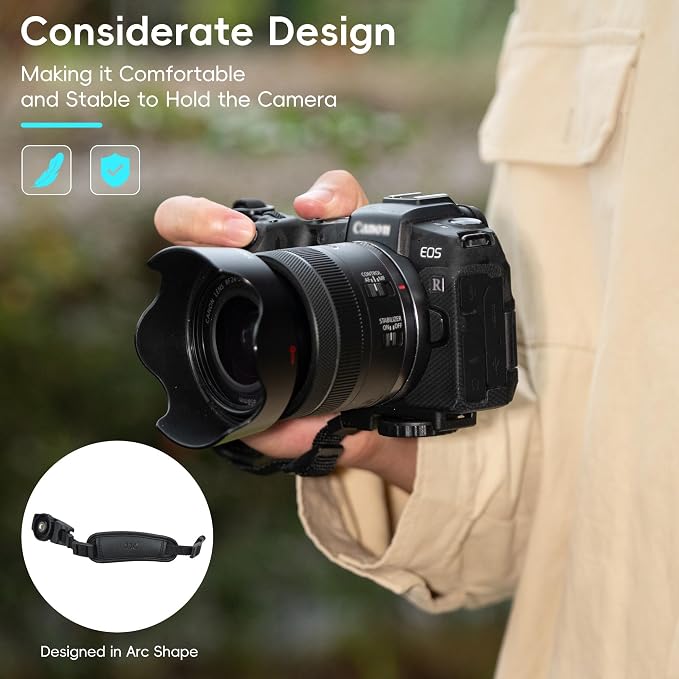 JJC Camera Hand Grip Strap for Canon EOS R8 R10 R7 R5 C R6 Mark III II V R RP