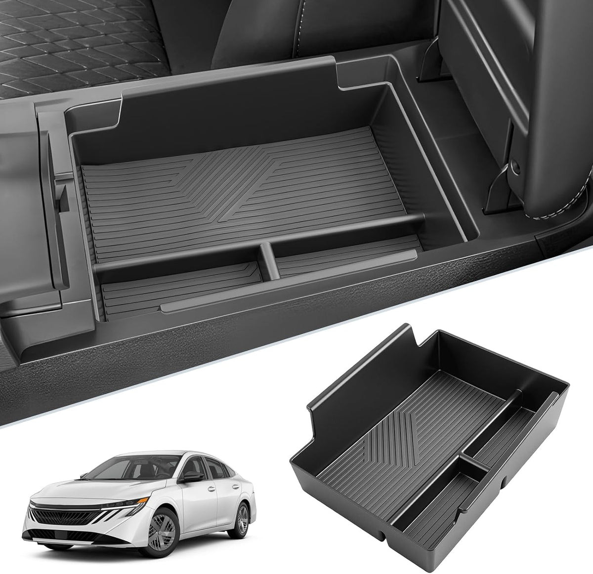 SKTU for 2026 2027 Nissan Sentra Center Console Organizer ABS Durable