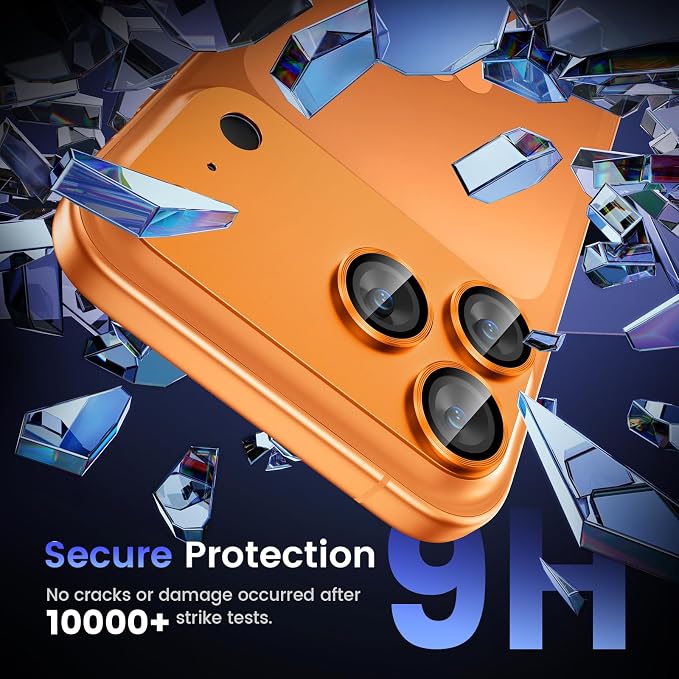 Tensea for iPhone 17 Pro Max Camera Lens Protector, Metal Aluminum Alloy