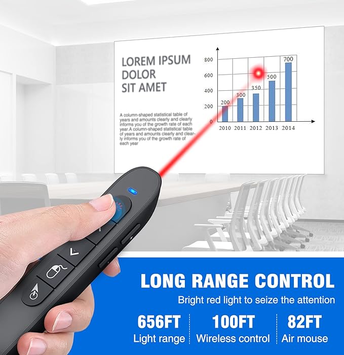 DINOSTRIKE Wireless Presenter Remote