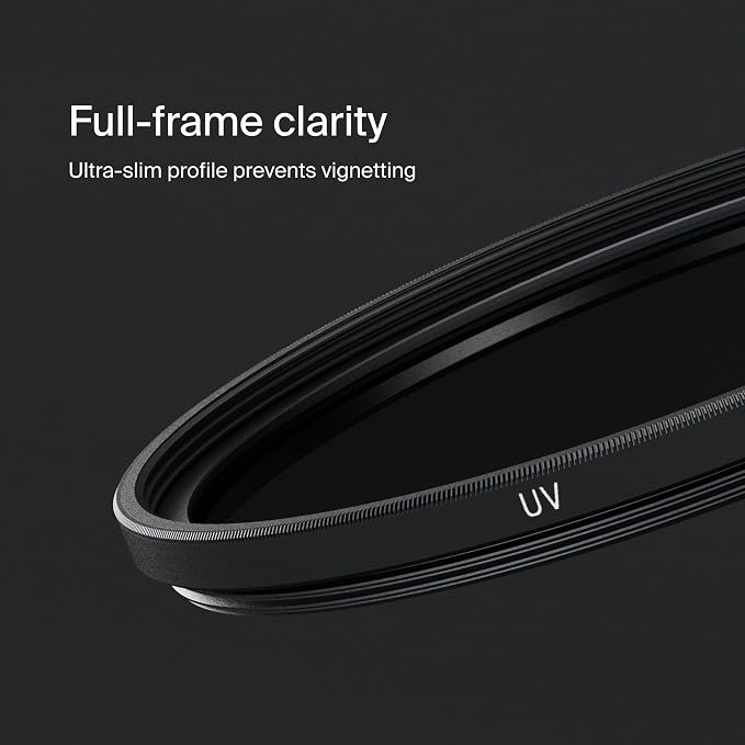 Urth 95mm UV Lens Filter — 30-Layer Nano-Coated, HD Optical Glass UV Camera