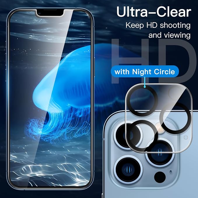 JETech Screen Protector for iPhone 13 Pro 6.1-Inch