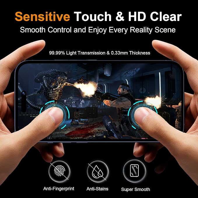 QHOHQ 3 Pack Privacy Screen Protector