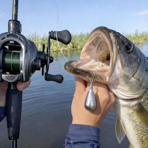 Fishing Weights Sinkers Kit - Bass Casting & Drop Shot Weights with Swivel for Freshwater & Saltwater