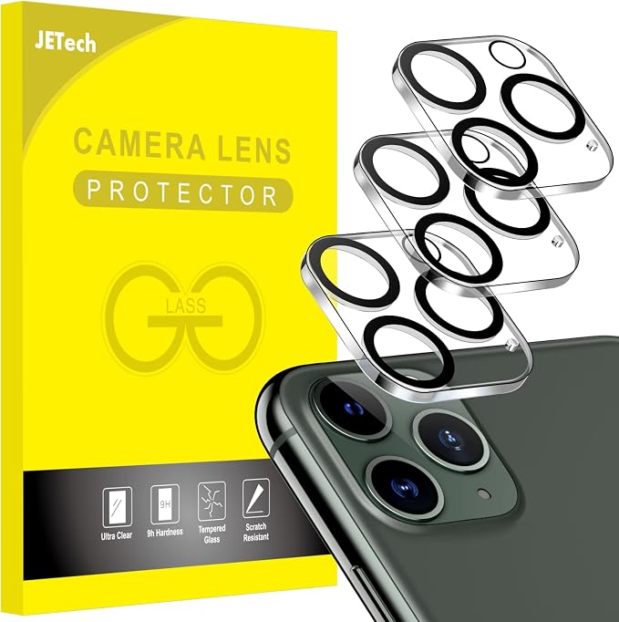 JETech Camera Lens Protector for iPhone 11 Pro Max 6.5-Inch and iPhone 11 Pro