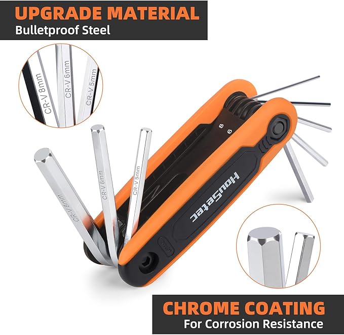 Elayce Allen Wrenches Sets - 17Pcs Hex Key Set Metric & Standard SAE Folding Allen Key| 2 Pack Portable Small Wrenches Sets for Hex Head Socket Screw, Stocking Stuffers, Unique Gifts For Men