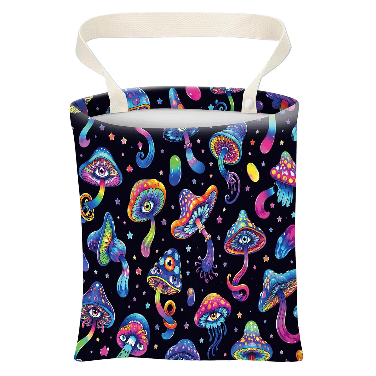 Car Trash Can, Cute Car Trash Bag, Hanging Car Organizer and Storage Bag, Trash Bin for Car Accessories, Vehicle, Travelling, Camping Red Rose Garden