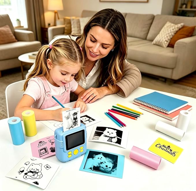 36 Rolls Kids Camera Paper Roll Refill Compatible