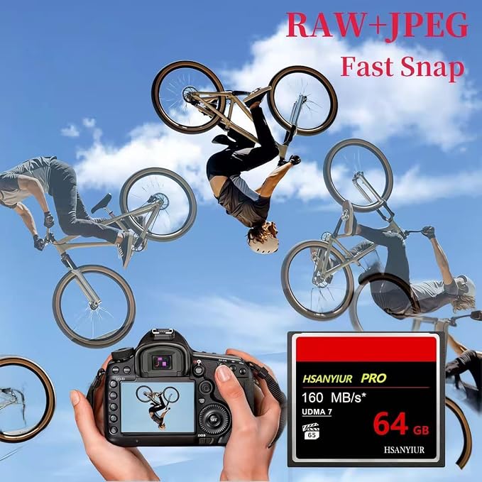 64GB UDMA High Speed, Original CF Card Camera Memory Card