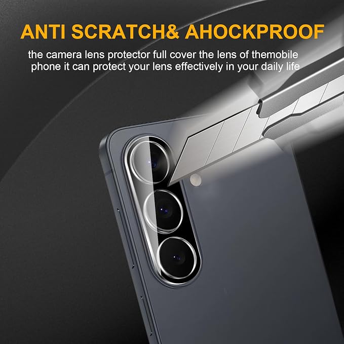 3 Pack Camera Lens Protector for Samsung Galaxy S26/S26 Plus/S26+, Tempered