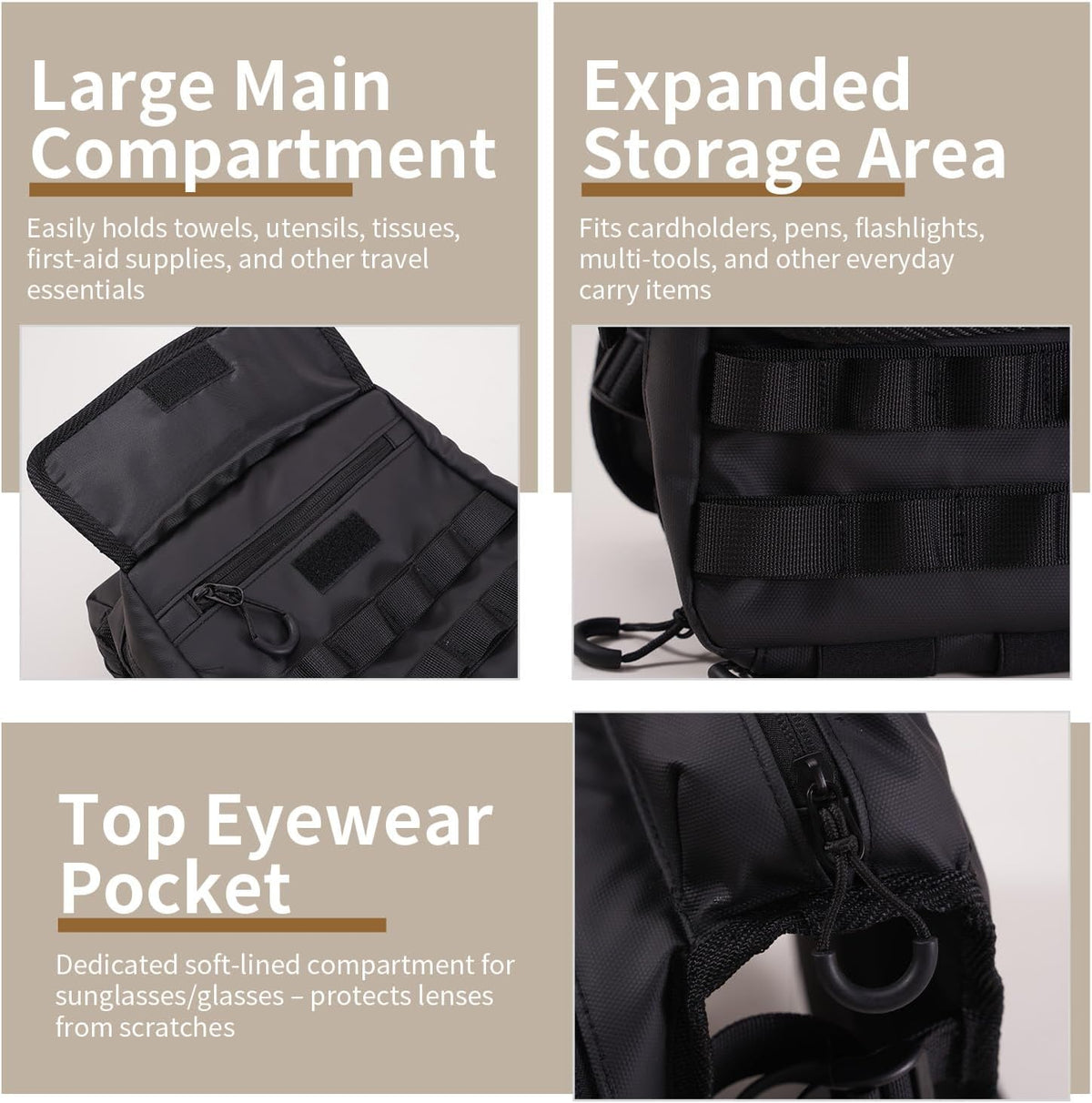 All in One Car Seat Back Organizer Fit Most Cars SUV Trucks Jeeps