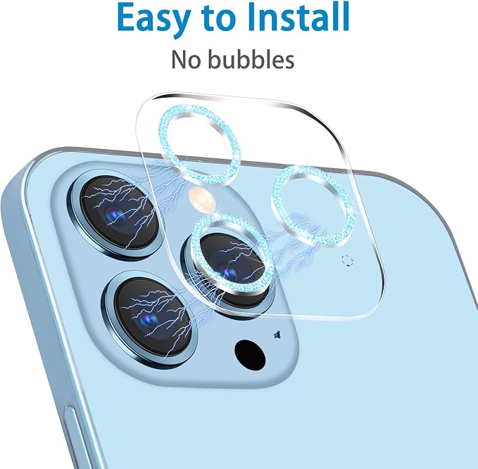 3 Pack Dengduoduo Tempered Glass Camera Lens Protector