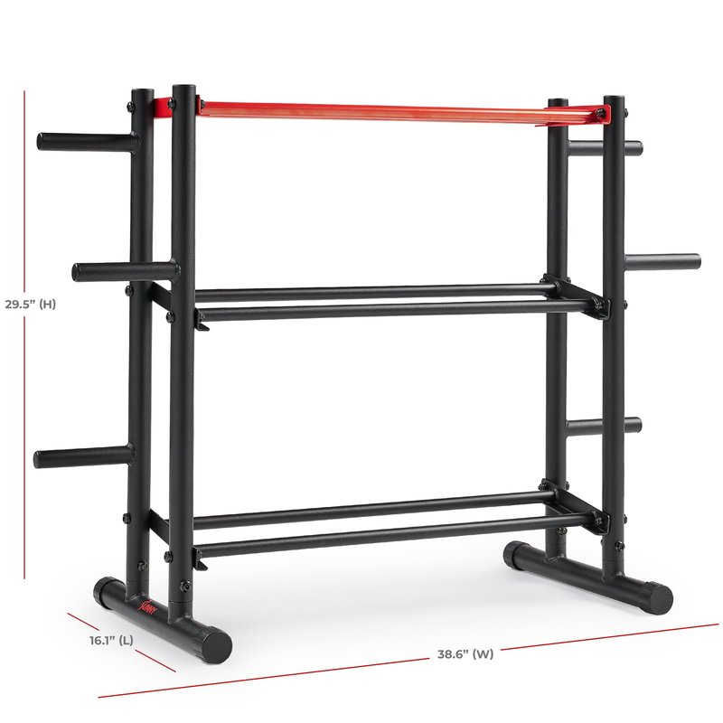 Sunny Health & Fitness Multi-Weight Storage Rack Stand - SF-XF921036