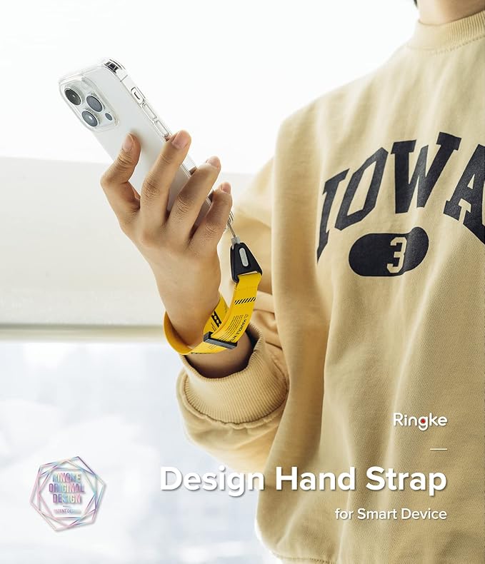 Ringke Hand Strap Designed for Camera Strap and Phone Strap, Adjustable Sturdy