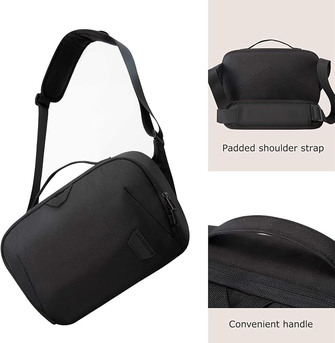 BAGSMART Camera Bag, SLR DSLR Canvas Camera Case, Water-resistant and