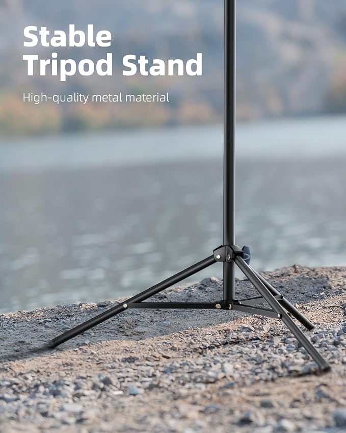 Weilisi 10.5" Ring Light with 69" Tripod Stand and Phone Holder Kit,