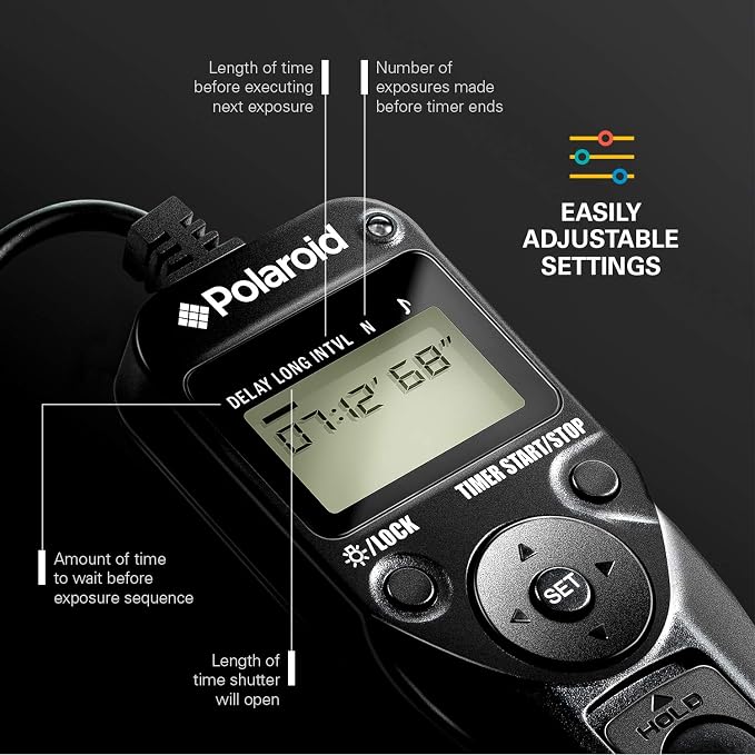 Polaroid PLRTC18 Replacement Shutter Release Timer Remote Control
