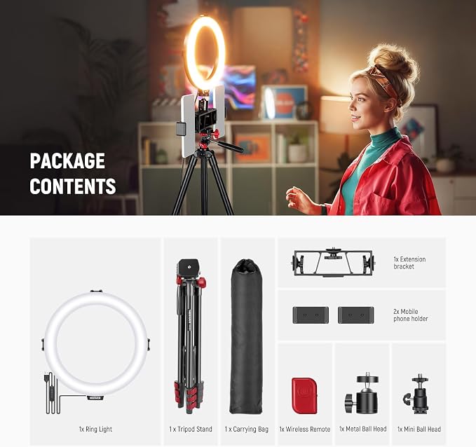 NEEWER Basics 8" Selfie Ring Light