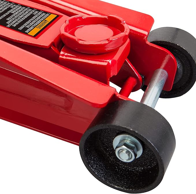 TCE TCET825051R Torin Low Profile Hydraulic Trolly Jack, 2.5 Ton (5,000 lb) Capacity, Red