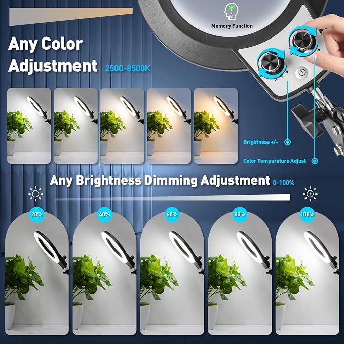 KIRKAS 12X Magnifying Glass