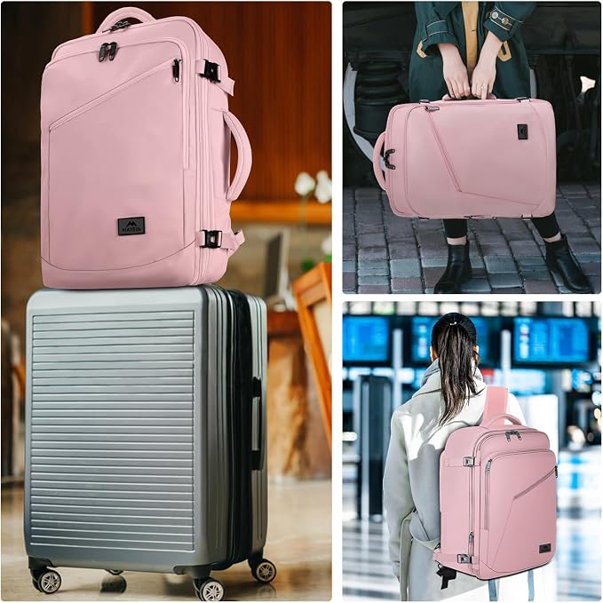 MATEIN Womens Travel Backpack, Extra Large Carryon Backpack Fits Overhead Bin