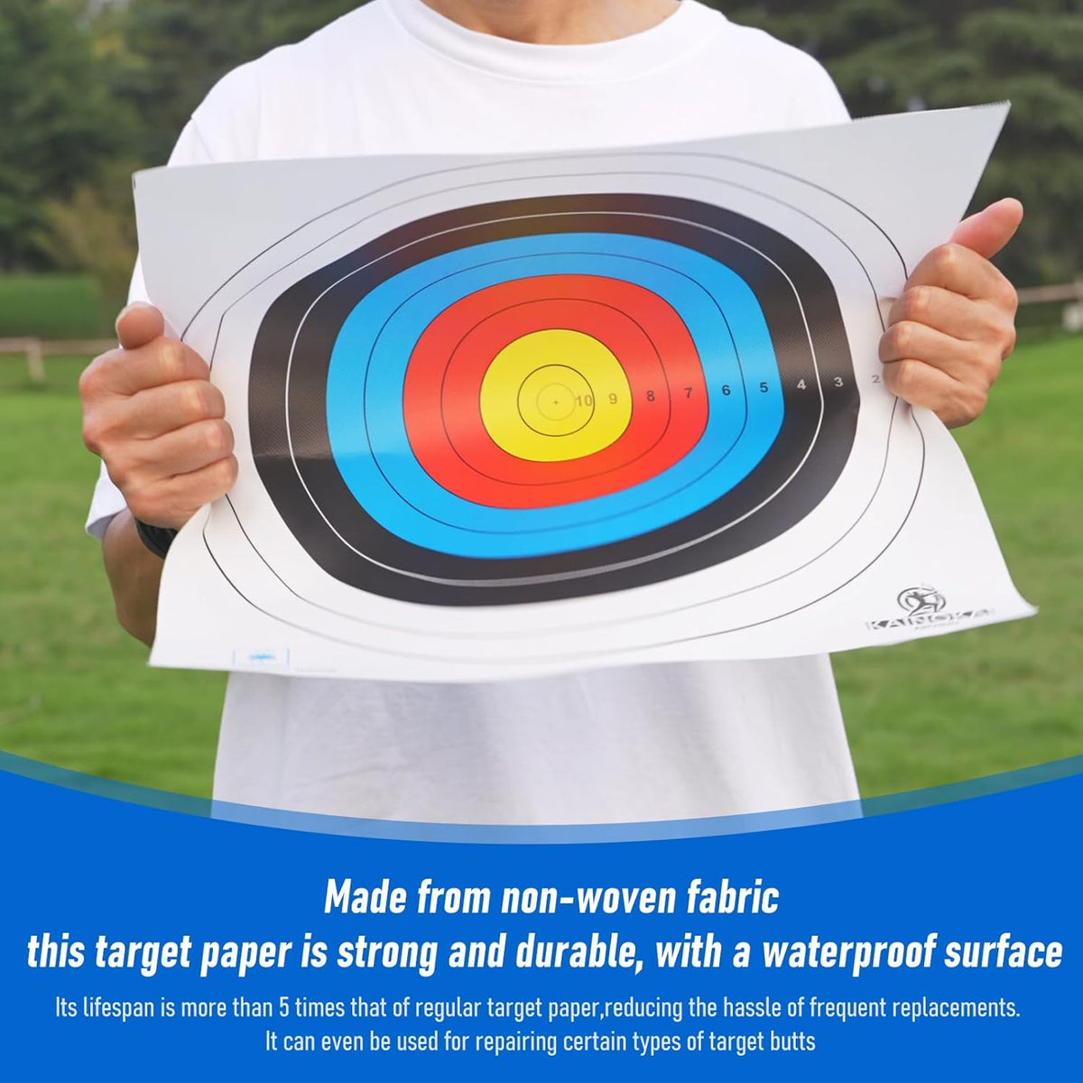 Skiennix Archery Targets - Durable Paper Targets for Compound Bows | Available in 40cm, 60cm, 80cm