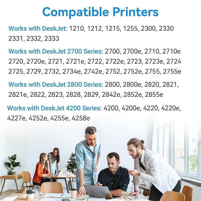 High Yield 67XL Ink Cartridges Black Color Combo Pack, Compatible