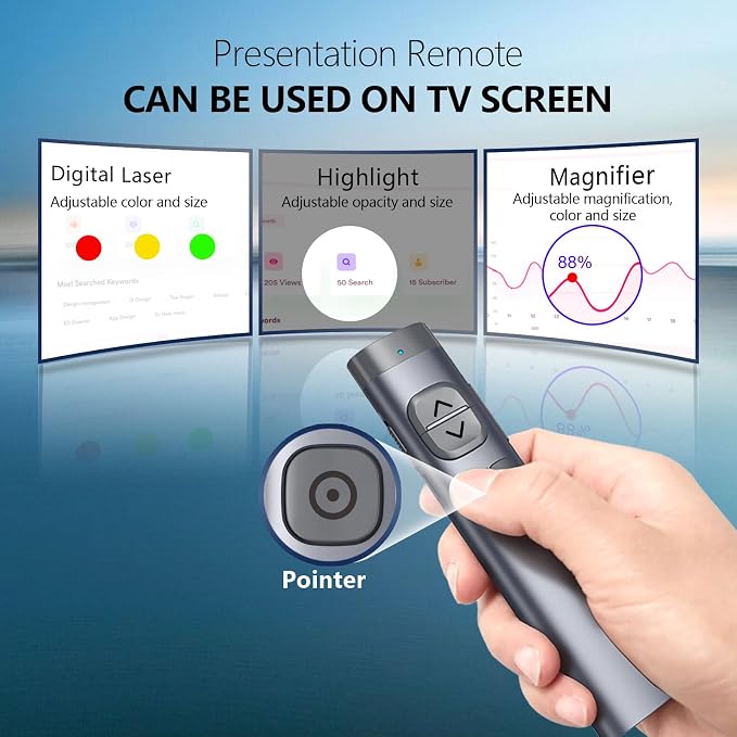 Norwii N97s TV Screen Presentation Clicker
