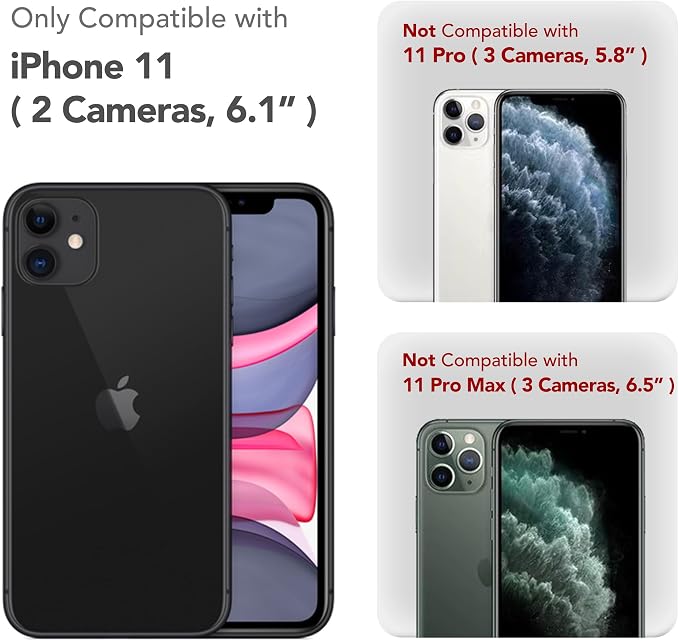 Magnetic for iPhone 11 Phone Case Silicone, Compatible