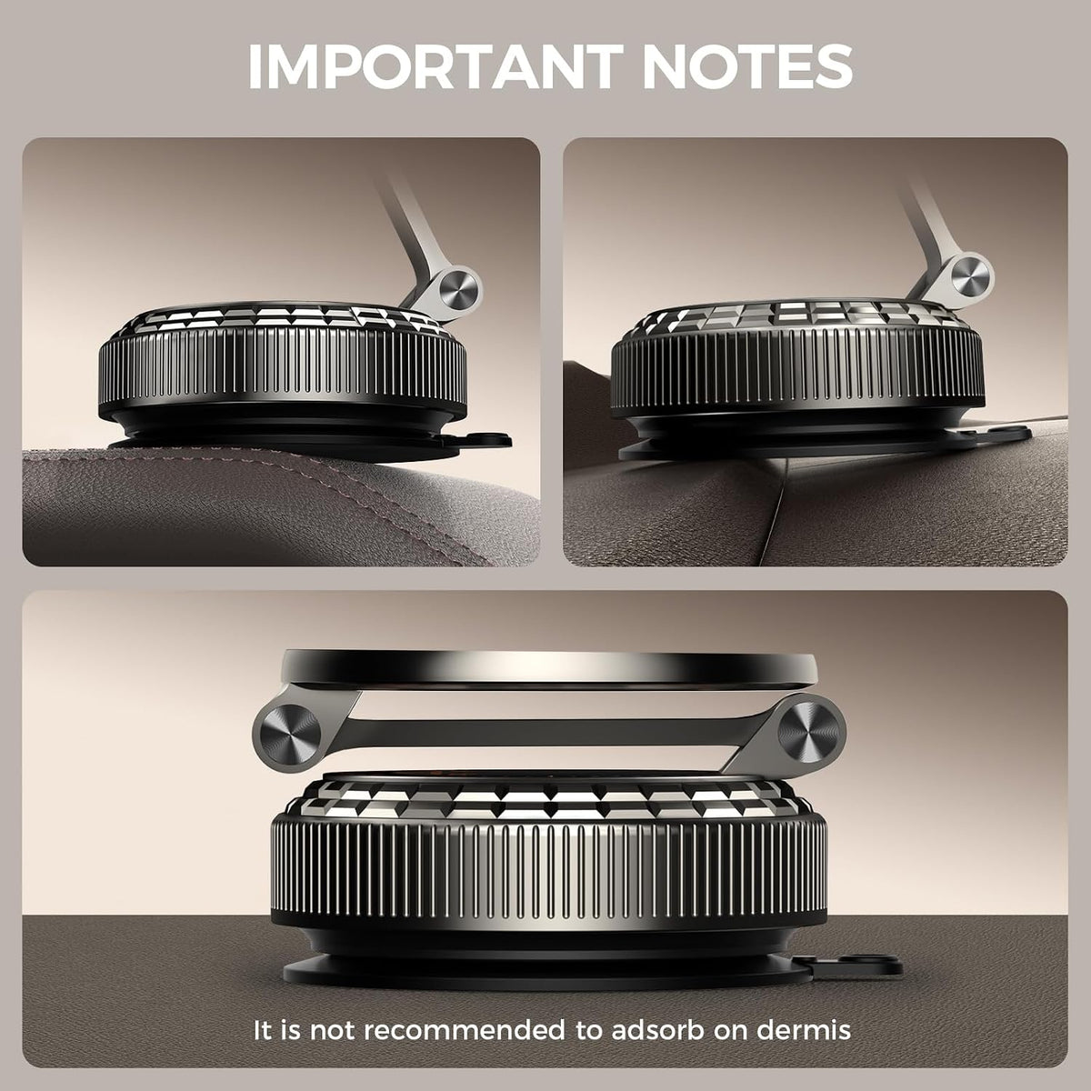 Metal Magnetic Car Phone Holder for Magsafe Phone, Carbon Fiber