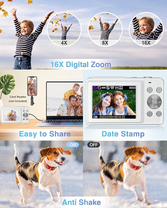 Digital Camera FHD 1080P Kids Camera