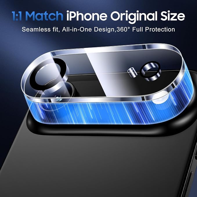 UniqueMe Compatible for 3 Pack iPhone Air Camera Lens Protector