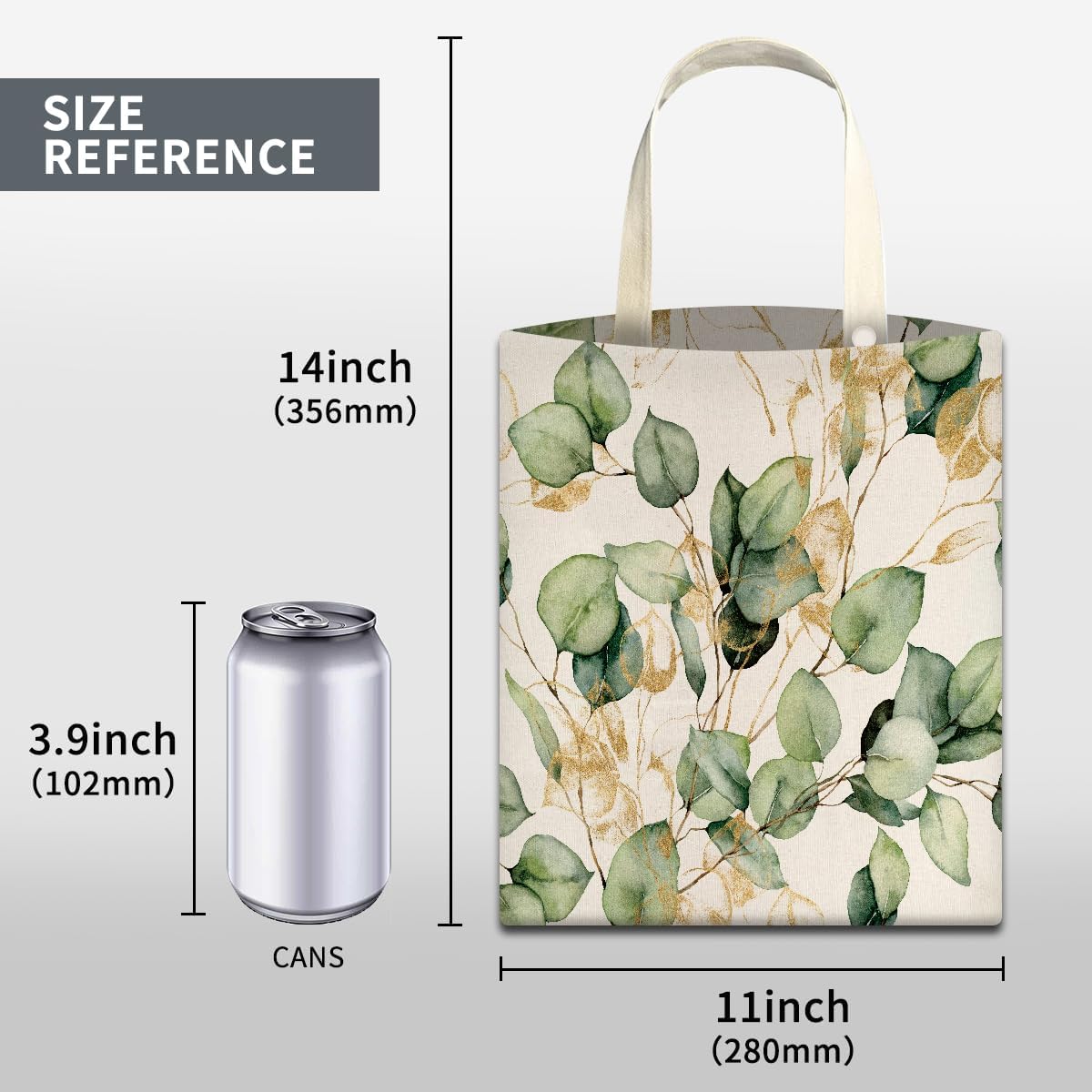 Car Trash Can, Cute Car Trash Bag, Hanging Car Organizer and Storage Bag, Trash Bin for Car Accessories, Vehicle, Travelling, Camping Watercolor Golden Leaf