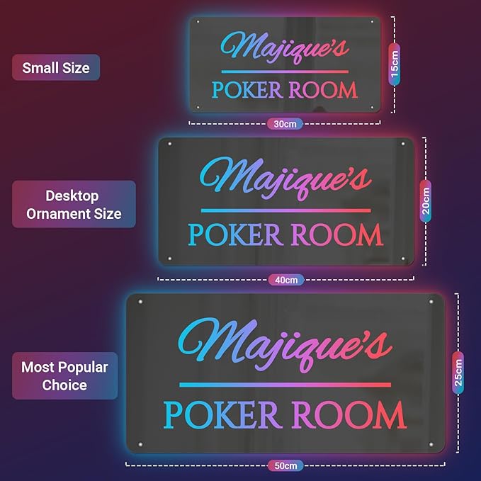 Personalized Name Mirror LED Light with Remote, RGB Custom Name Light Up Signs for Bedroom, Color Changing LED Mirror Name Signs Party Music Sync, Neon Sign Customizable Smart APP Control