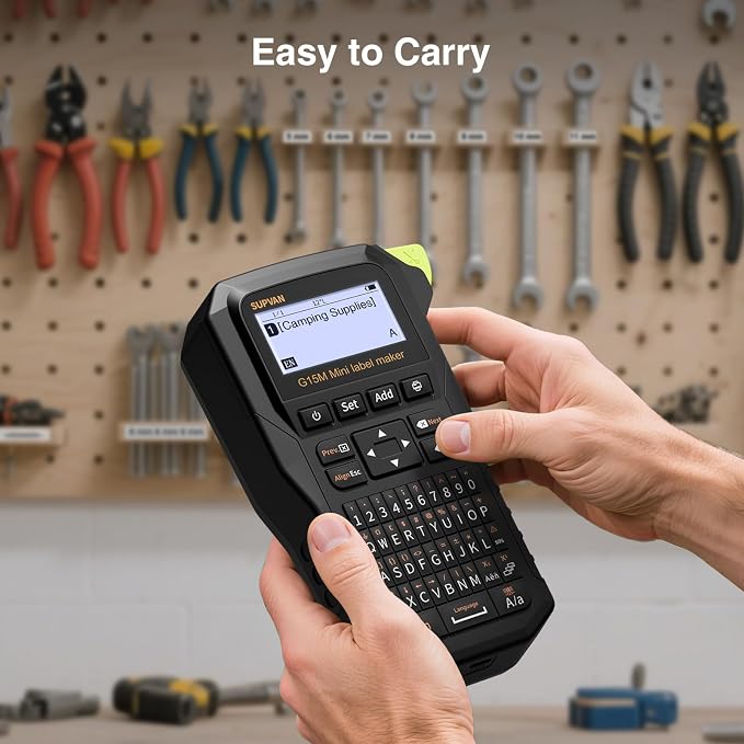 SUPVAN G15M Mini Portable Label Maker Machine
