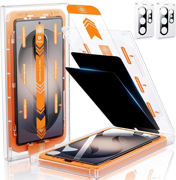 MRGLAS 2+2 Packs for Samsung Galaxy S26 Ultra Privacy Screen Protector 6.9''