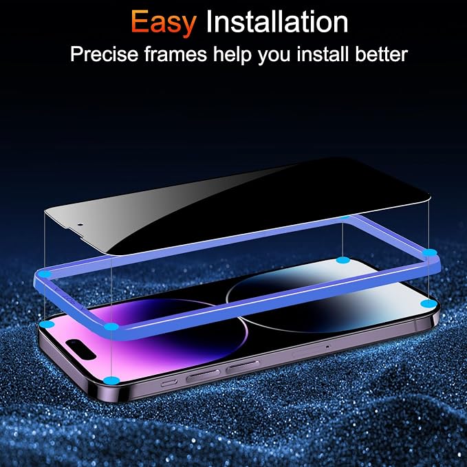 TZGZT 3 Pack Privacy Screen Protectors