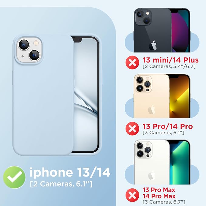 GolbinBox Magnetic for iPhone 13 Case & iPhone 14 Case, Compatible