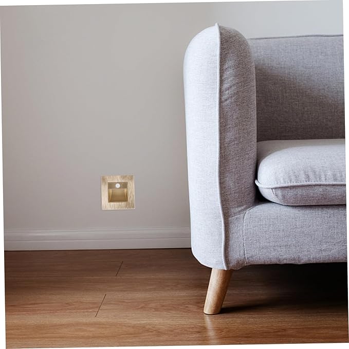 Motion Sensor Step Light Sleek Embedded Led Stair Lights for Use Soothing Warm Illumination for Aisles Staircases Hallways Versatile Safety Lighting