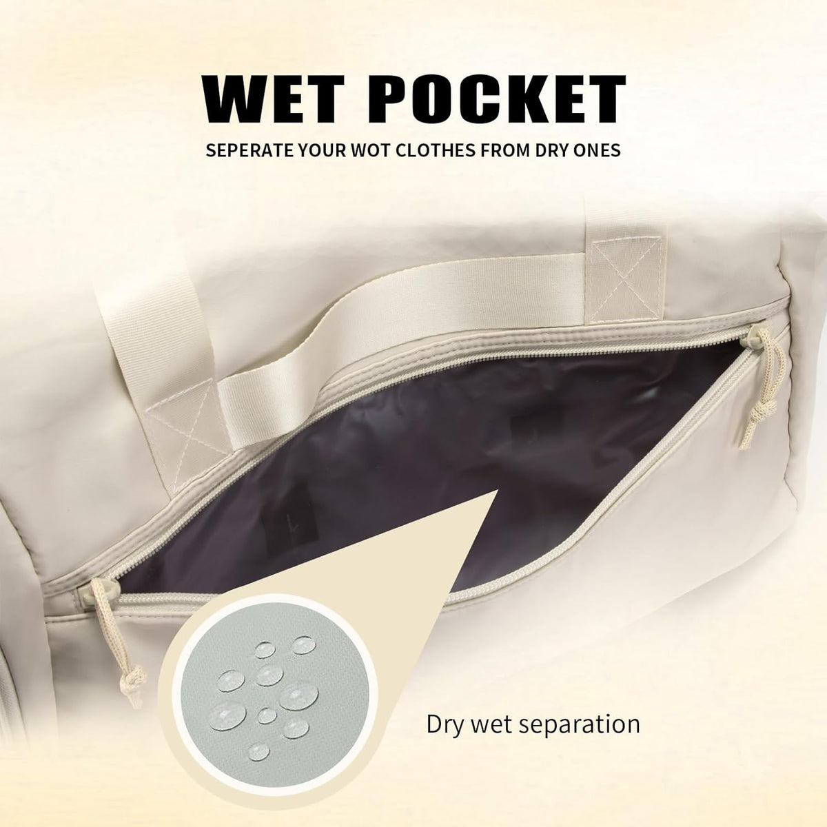 Skiennix Weekender Duffel Bag - Shoe Compartment & Wet Pocket | Versatile Travel & Gym Bag