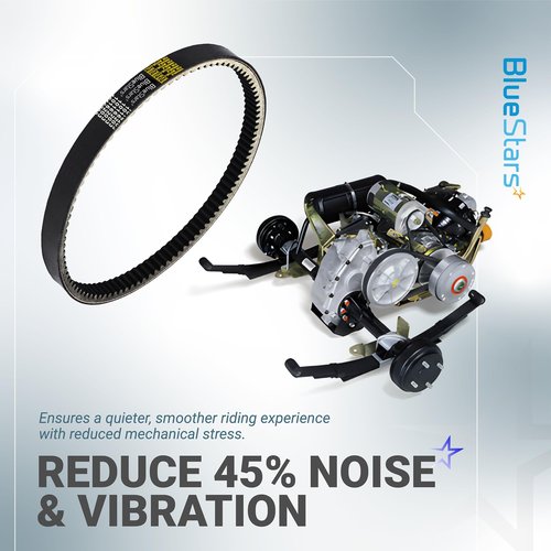 BlueStars Durable 1016203 Clutch Drive Belt - Compatible with Club Car 1992-Up DS and 2004-Up Precedent Gas Golf Carts