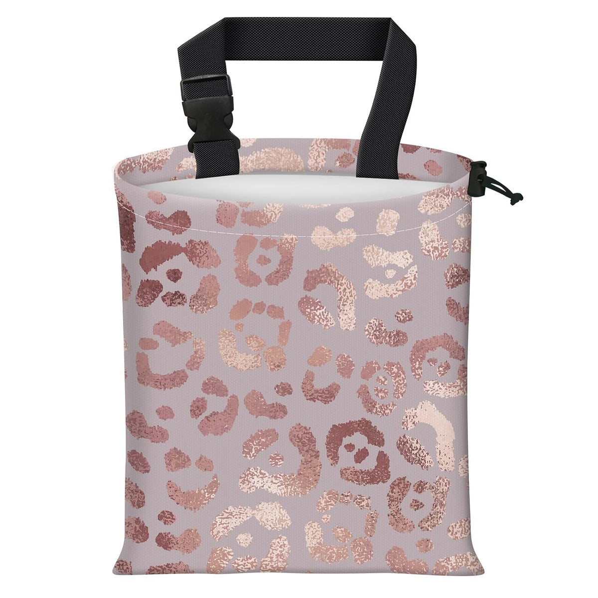 Car Trash Bag Large Hanging Can for Back of Seat, Cute Waterproof Car Garbage Bag for Vehicle, Travelling, Outdoor Purple Flower Skull