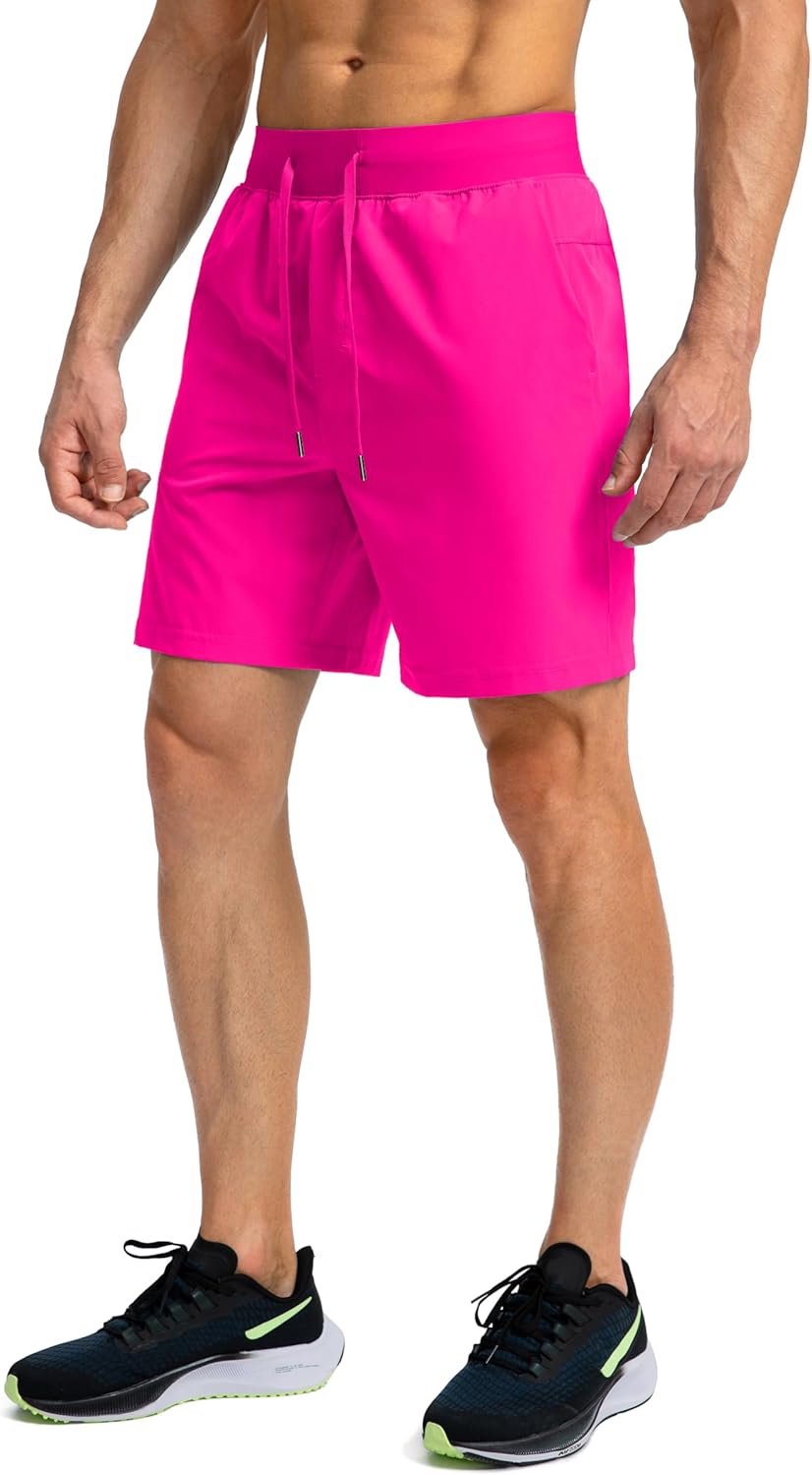 Soothfeel Men's Running Shorts - Lightweight Athletic Shorts with Zipper Pockets | Available in 9", 7", 5" Sizes