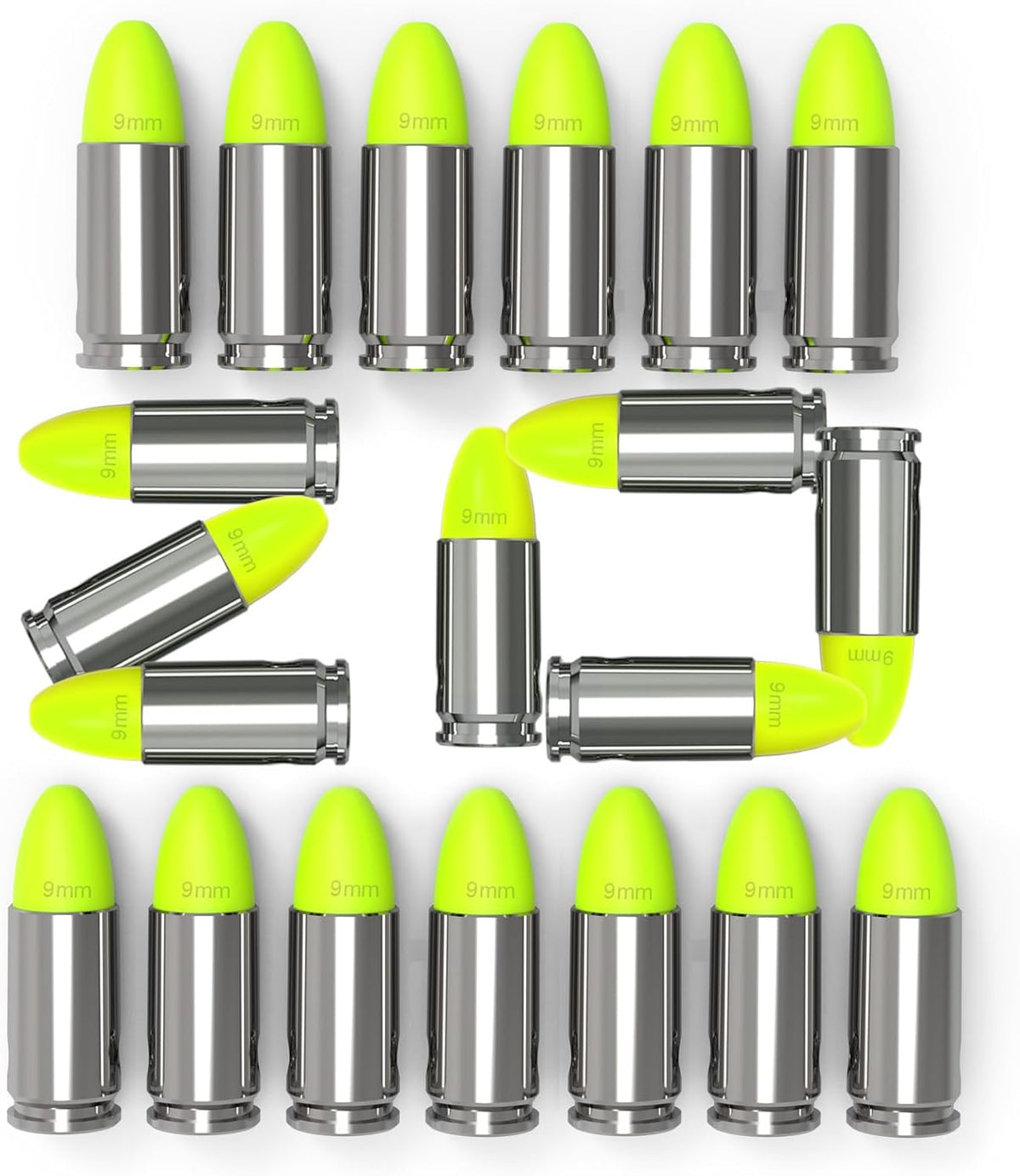 Pro Dummy Rounds Snap Caps - Reusable 9mm, 12GA, .50, .45, & .380ACP Training Rounds for Safe Dry Fire Practice | Durable Design with Secure Primer