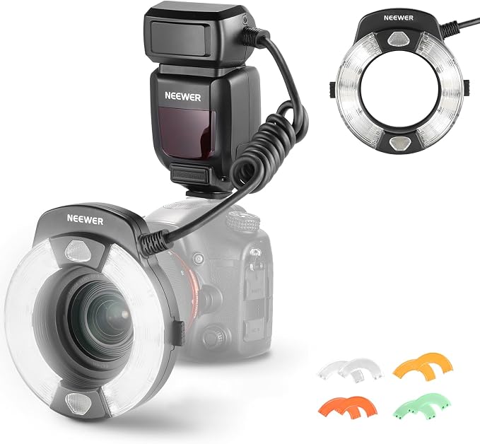 NEEWER RF1-S Marco Ring Flash Light Compatible