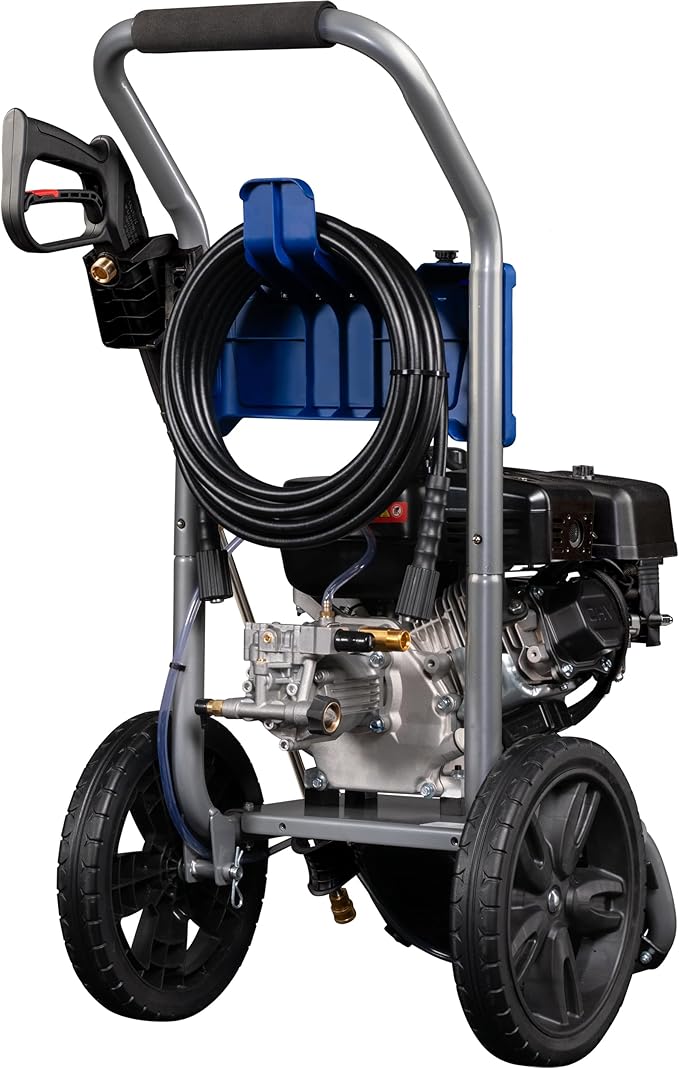 Westinghouse WPX3200 Gas Pressure Washer, 3200 PSI and 2.5 GPM, Onboard Soap Tank, Spray Gun and Wand, 5 Nozzle Set, for Cars/Fences/Driveways/Homes/Patios/Furniture