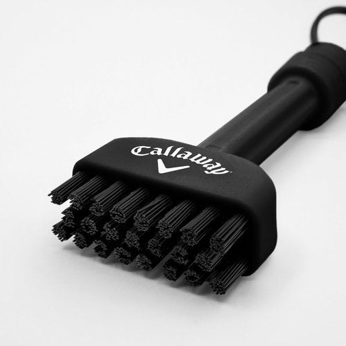 Callaway Golf Mini-Mag Magnetic Club Brush - Compact Groove Cleaner with Detachable Magnet & Durable Nylon Bristles
