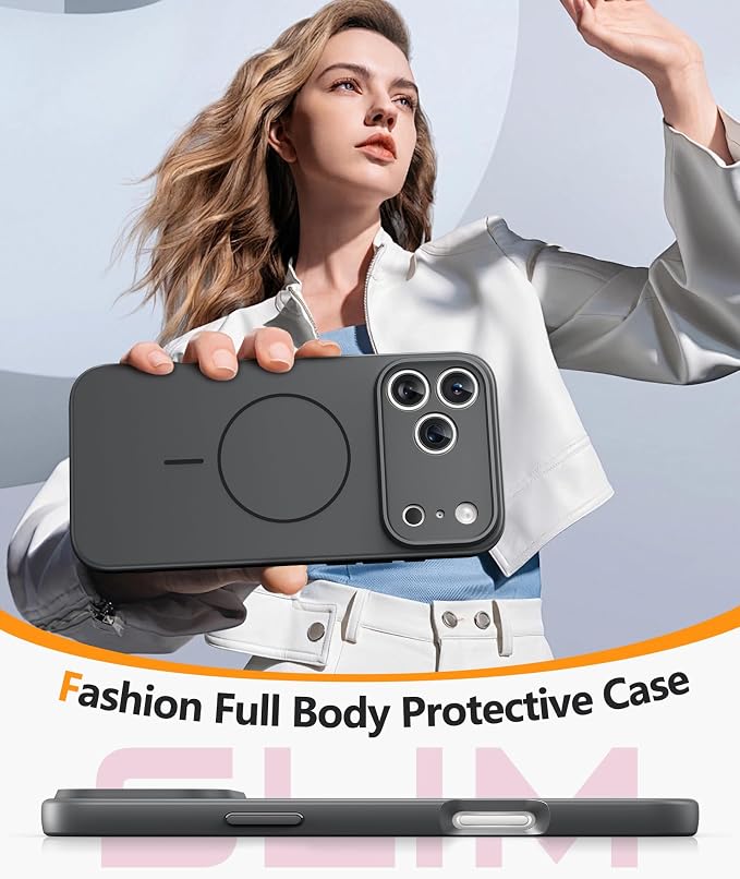 FNTCASE for iPhone 17 Pro Case: Integrated Silicone Phone Cases
